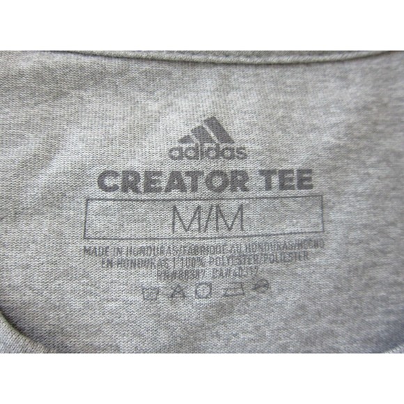 Adidas Mens NC State Wolfpack Basketball Shirt Team Issue Gray Medium NCSU Tee T - Picture 9 of 10